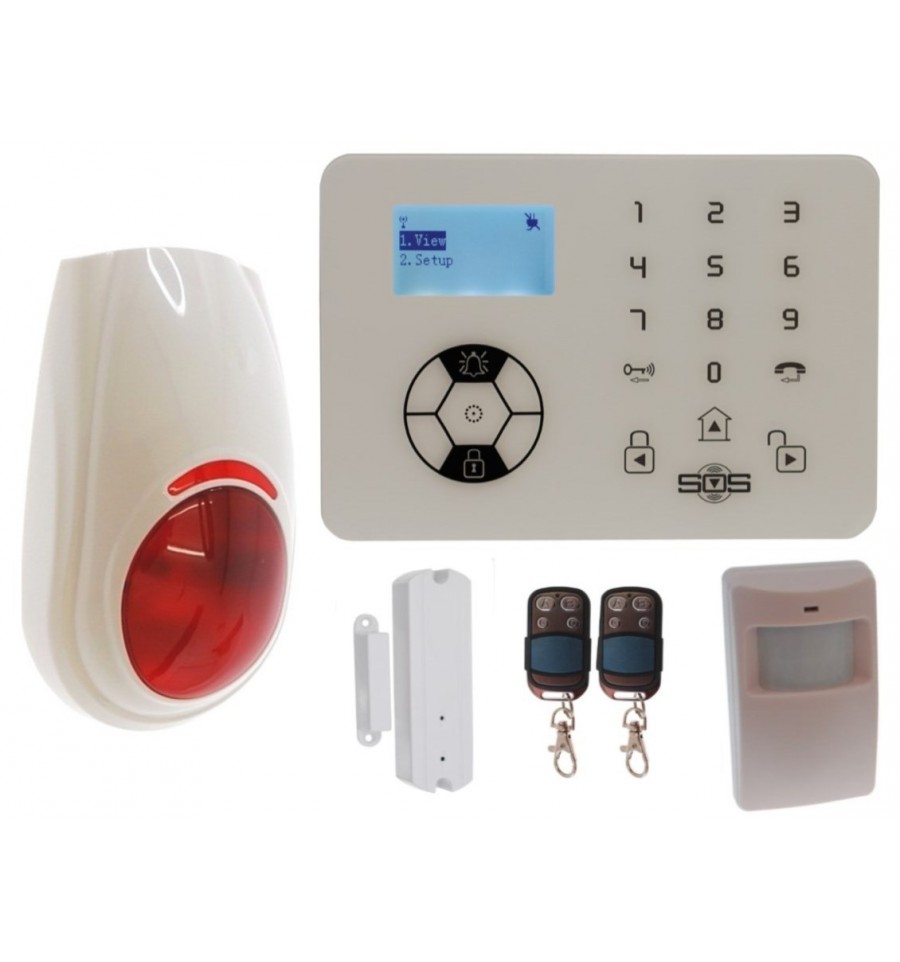 KP9 Bells Only Wireless DIY Burglar Alarm99 zone Kit A Plus