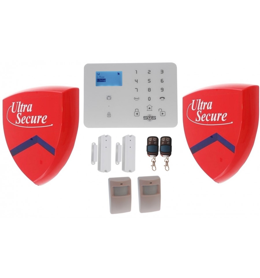 3G KP9 GSM Burglar Alarm & Dummy Alarm Boxes|99 Zone| Kit E|