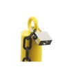 Chain, Padlock & Top Eyelet of the Fixed Post & Chain Kit