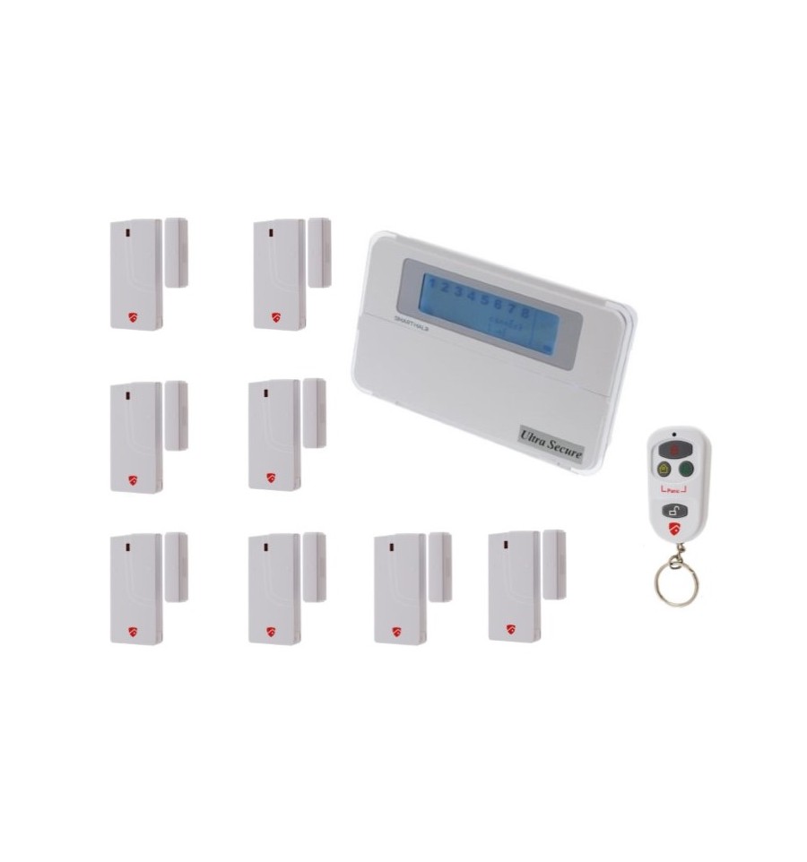 8 Channel Wireless Door Chime & Alarm with Auto-Dialler