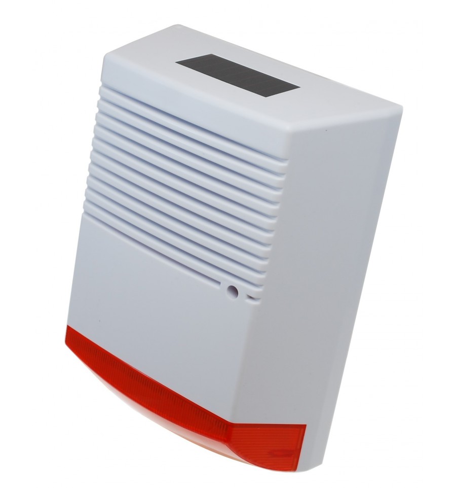 VisorTech Dummy Alarm System: Dummy Alarm Siren with Solar and Flashing  Light, IP44 (Alarm Dummy, Dummy Alarm System, Surveillance Camera) :  : DIY & Tools