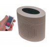 Dog Barking Alarm (A - Power Supply Socket, B - Battery Location).