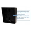 UltraCom Wireless Intercom Outdoor Hood (with Wireless Intercom base plate attached).