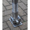 Bendy Fold Down Stainless Steel Parking Post (spring & lock)