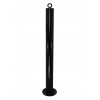 Black 76 mm Diameter Bolt Down Steel Bollard (001-2930)