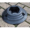 Base for the Plastic Bendy Bolt Down Bollard with Reflective Chevron Sticker (001-3430)