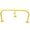 Yellow Fold Down Hoop Barrier & Integral Lock