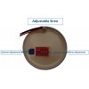 Adjustable Red Siren (rear mounting adjusters) 
