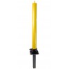 Yellow Fold Down Parking Post with Ground Spigot 
