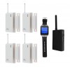 4 Door Alert Watch & Pager System with Repeater