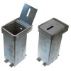 bases for the H/D Black 100P Security Parking Posts & 2 x Ground Bases.