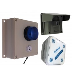 Protect-800 Driveway Alert with Outdoor Siren Receiver & Indoor Receiver