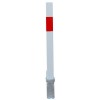 White & Red 100P Removable Parking & Security Post