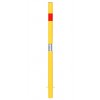 Spigot Based Tall Static Yellow & Red Parking Post (001-3485)