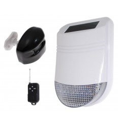 HY Outdoor Solar Wireless Siren Alarm Kit 1