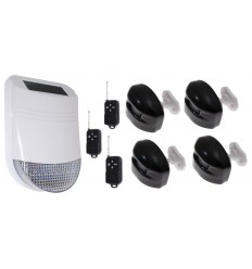 HY Outdoor Solar Wireless Siren Alarm Kit 3