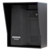 Wireless Gate & Door Intercom (UltraCom2 No Keypad) Black with Black Hood 