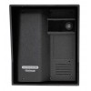 Wireless Gate & Door Intercom (Black Caller Station & Black Weatherproof Hood) UltraCom2 