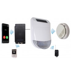 Wireless HY Smoke Alarm with Battery GSM Dialler