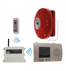Extra Long Range (1800 metre) Wireless Warehouse 'S' Bell with Internal Push Button