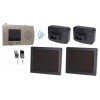 Long Range (900 metre) Twin PIR DA600+ Wireless Solar Powered Driveway Alarm Kit.