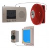 Wireless Industrial Doorbell Kit (900m) – ‘Bell Symbol’ Button with Internal Receiver & Wired Red Bell (DA600+)