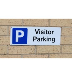 External Visitor Parking Wall Sign