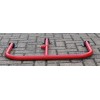 Red Folding Hoop Barrier & Integral Lock