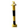 810 Folding Parking Post with a Combination Padlock