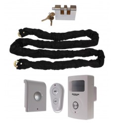Chain, Lock & Battery PIR Alarm (Shed & Garage Security)