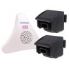 2 x PIR DA600-T Wireless Garden & Driveway Alarm