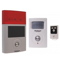 BT Wireless PIR & External Solar Siren Shed & Garage Alarm System
