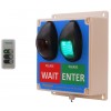 Large Wireless Customer Entry Traffic Light Kit D with Intelligent Portable Controller