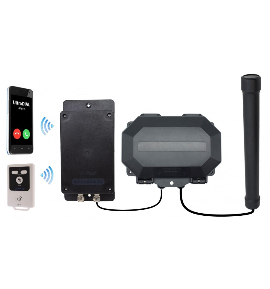 Battery Powered 3G Vehicle Detecting GSM Alarm for Remote Locations