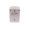 Battery Powered, Water Leakage & Flood Alarm (rear view).