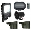 Floodlight & Siren Long Range Wireless Driveway PIR Alarm 