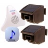 2 x PIR 2 x Receiver DA600 Wireless Garden & Driveway Alert
