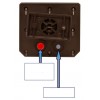 Solar Wireless Brown PIR