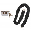 1.5 metres Long 10 mm Case Hardened Steel Security Chain with Double Slotted Shackle Lock (012-1400 K/D, 012-1410 K/A).
