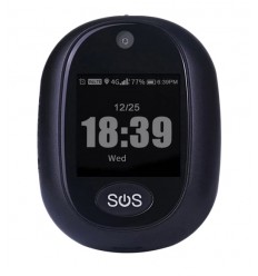 4G GSM GPS Pendant (maroon colour)