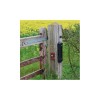 1B Solar Powered, Wireless Perimeter Beams (mounted on a wooden gatepost). 