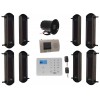 Complete 1B-100 Solar Wireless 4G Perimeter Alarm Kit (DA600+) with Wired Loud Siren