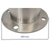 Large Stainless Steel Bolt Down Bollard