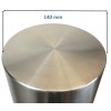Large Stainless Steel Spigot Designed Bollard (1.3 metre x 140 mm).