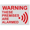 A4 External Alarm Warning Sign