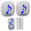 DA-600 Door Opening Alert & Doorbell with 2 x Receivers