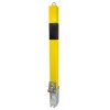 H/D Yellow 100P-K Removable Parking & Security Post with Top mounted Eyelet  (001-4410 K/D, 001-4400 K/A)