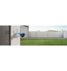 Dual Lens WiFi Reolink (Duo WiFi) CCTV Camera - Smart Person & Vehicle Detection, 2K 4MP, Colour Night Vision