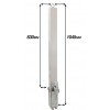 H/D White 100P Removable Parking & Security Post