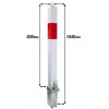 H/D White 100P Removable Parking & Security Post